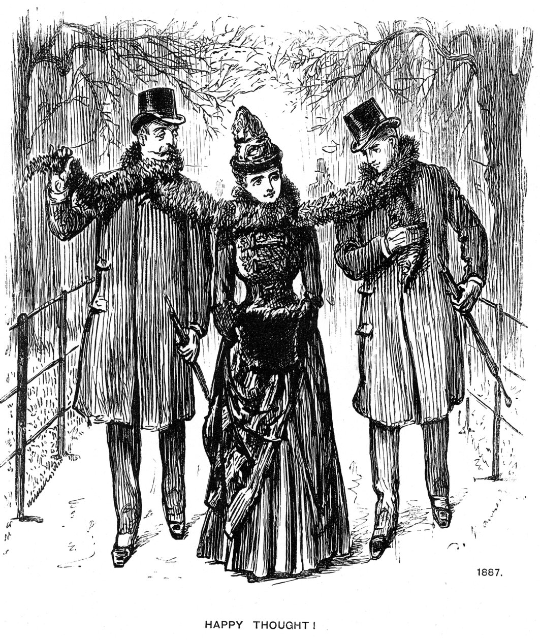 Happy Thought!, 1887 1891. od George du Maurier