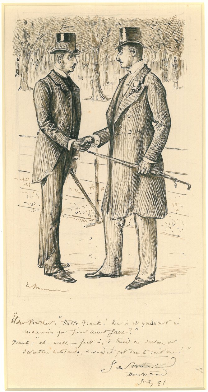 Ahoj Franku!, 1891 od George du Maurier