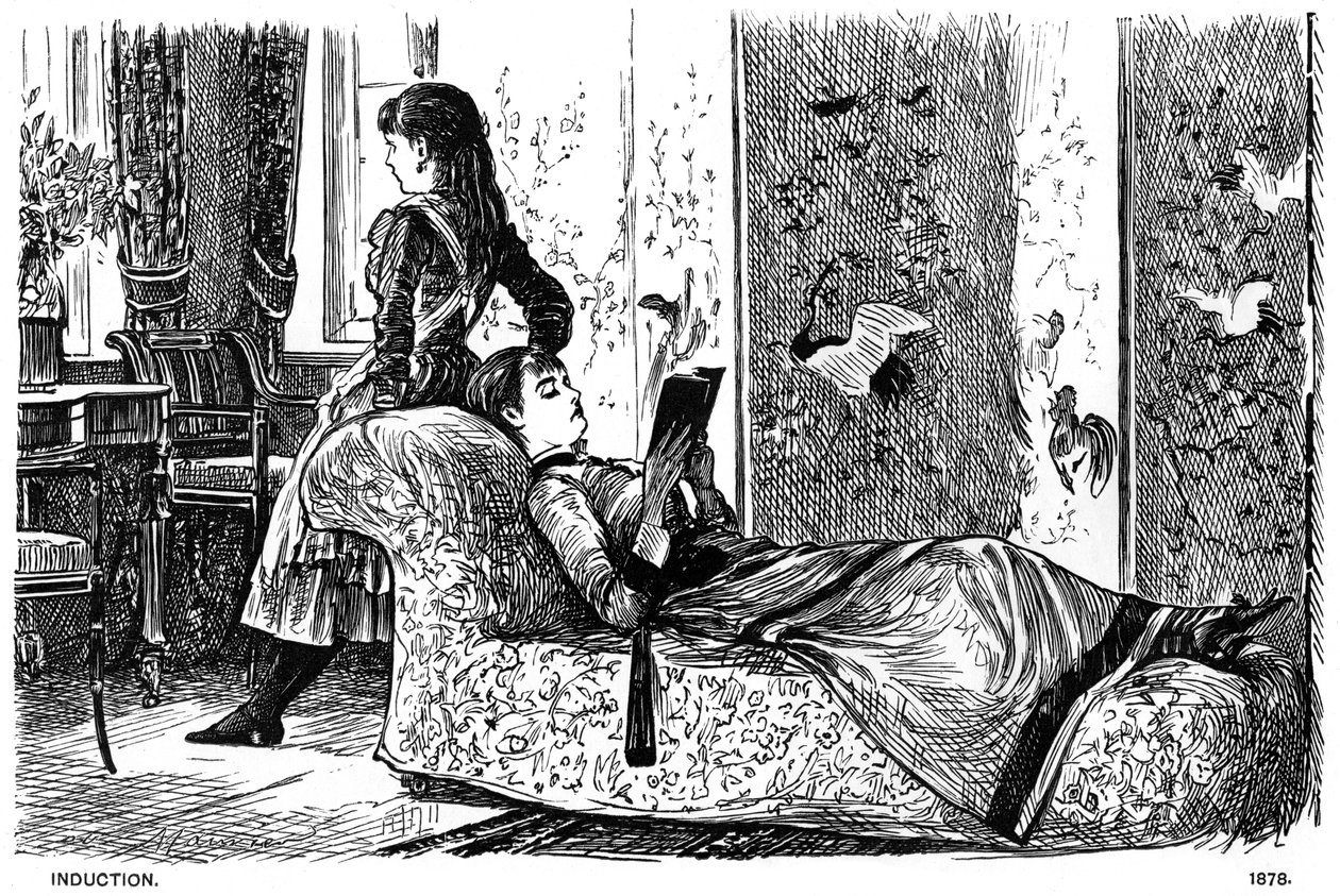 Indukce, 1878 1891. od George du Maurier