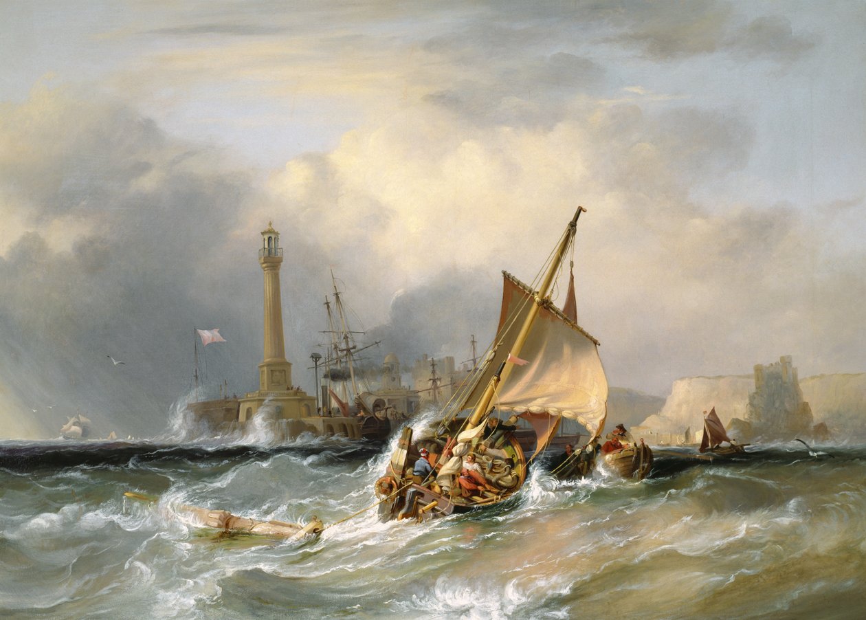 Lugger vchází do Margate od George the Elder Chambers