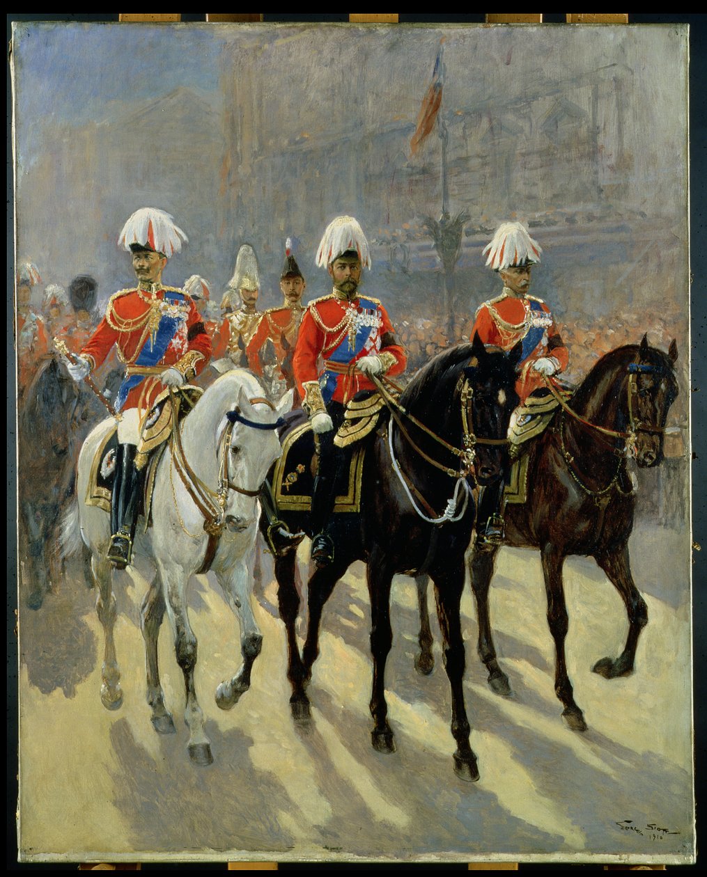 George V (1865-1936) v Procesí, 1910 od Georges Bertin Scott