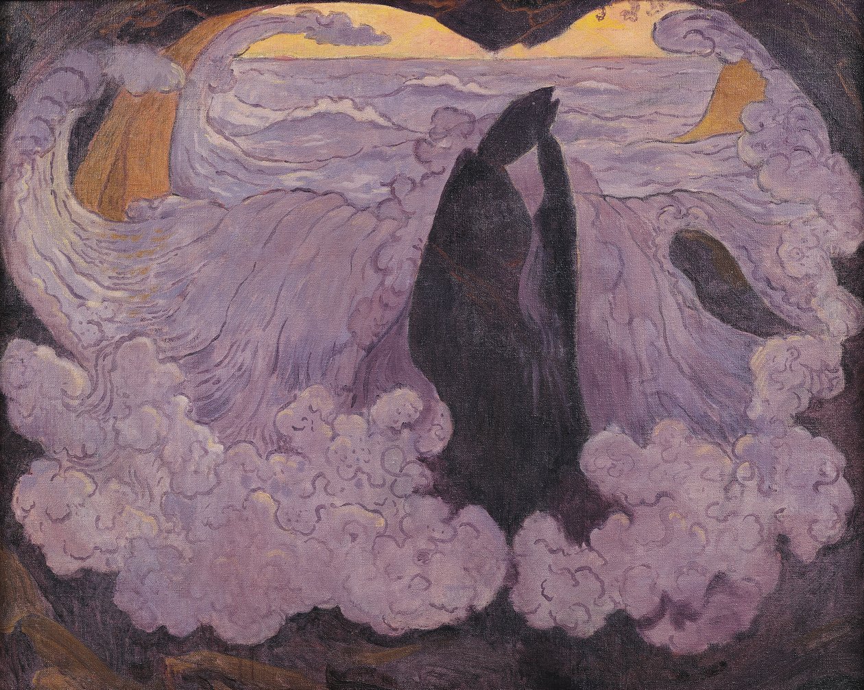 Fialová vlna, kolem roku 1895-6 od Georges Lacombe