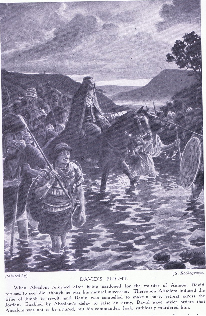 Davidův let od Georges Marie Rochegrosse