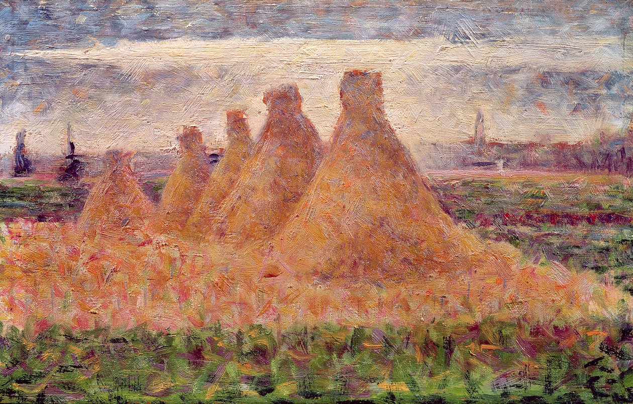 Stohy slámy od Georges Seurat