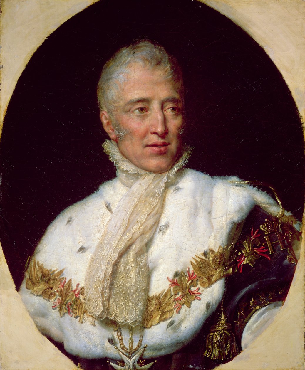 Portrét francouzského krále Karla X. (1757-1836). od Georges Rouget