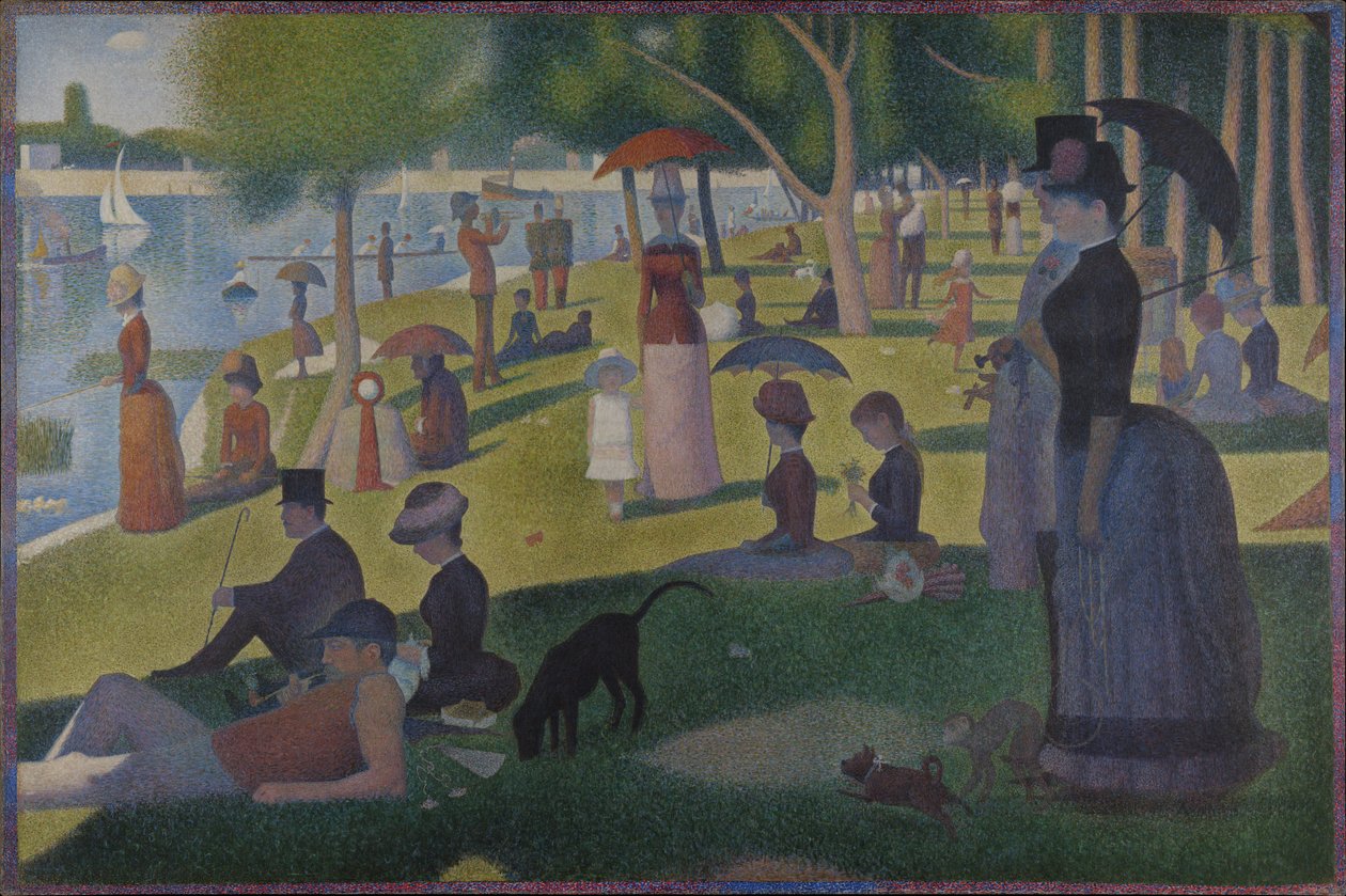 Neděle na La Grande Jatte - 1884 od Georges Seurat