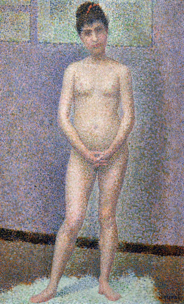 Model z fronty, 1886-7 od Georges Seurat