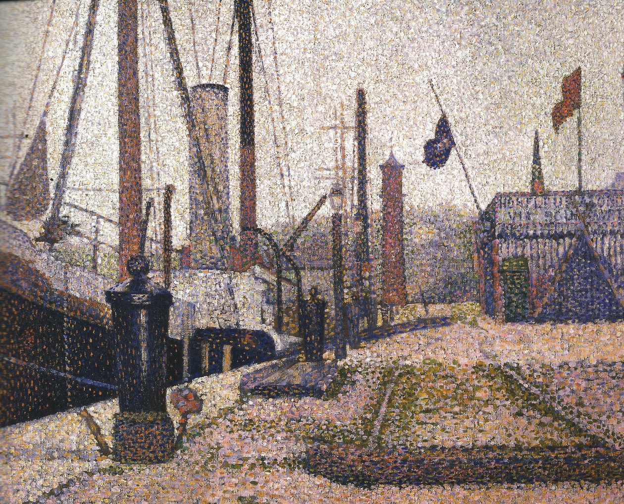 Přístav v Honfleur od Georges Seurat