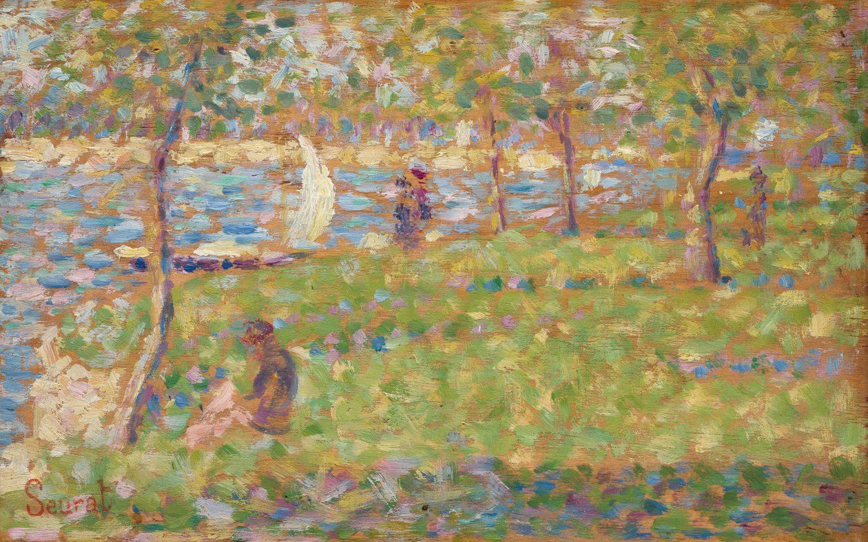 Studie pro „La Grande Jatte“ od Georges Seurat