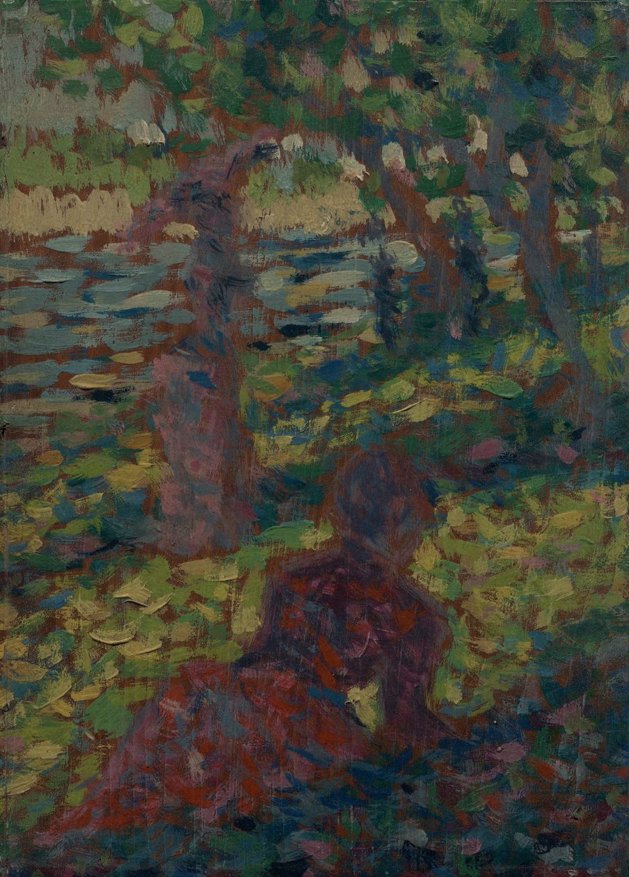 Žena v parku od Georges Seurat