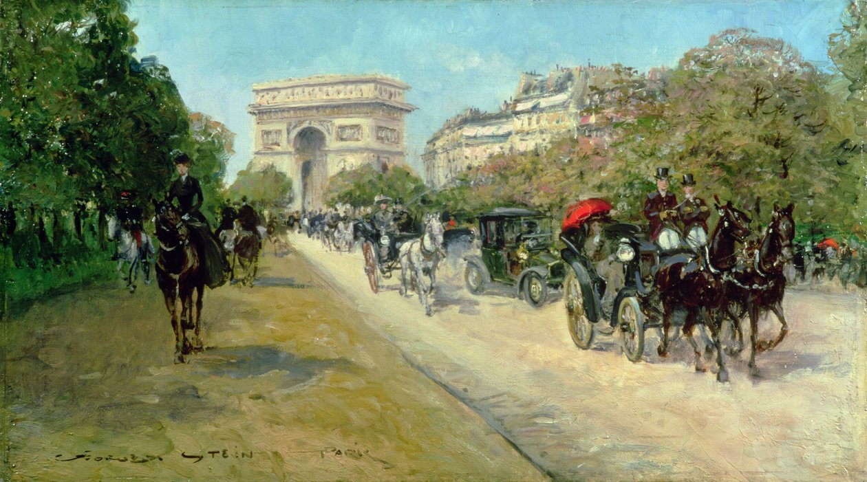 Boulevard v Paříži od Georges Stein