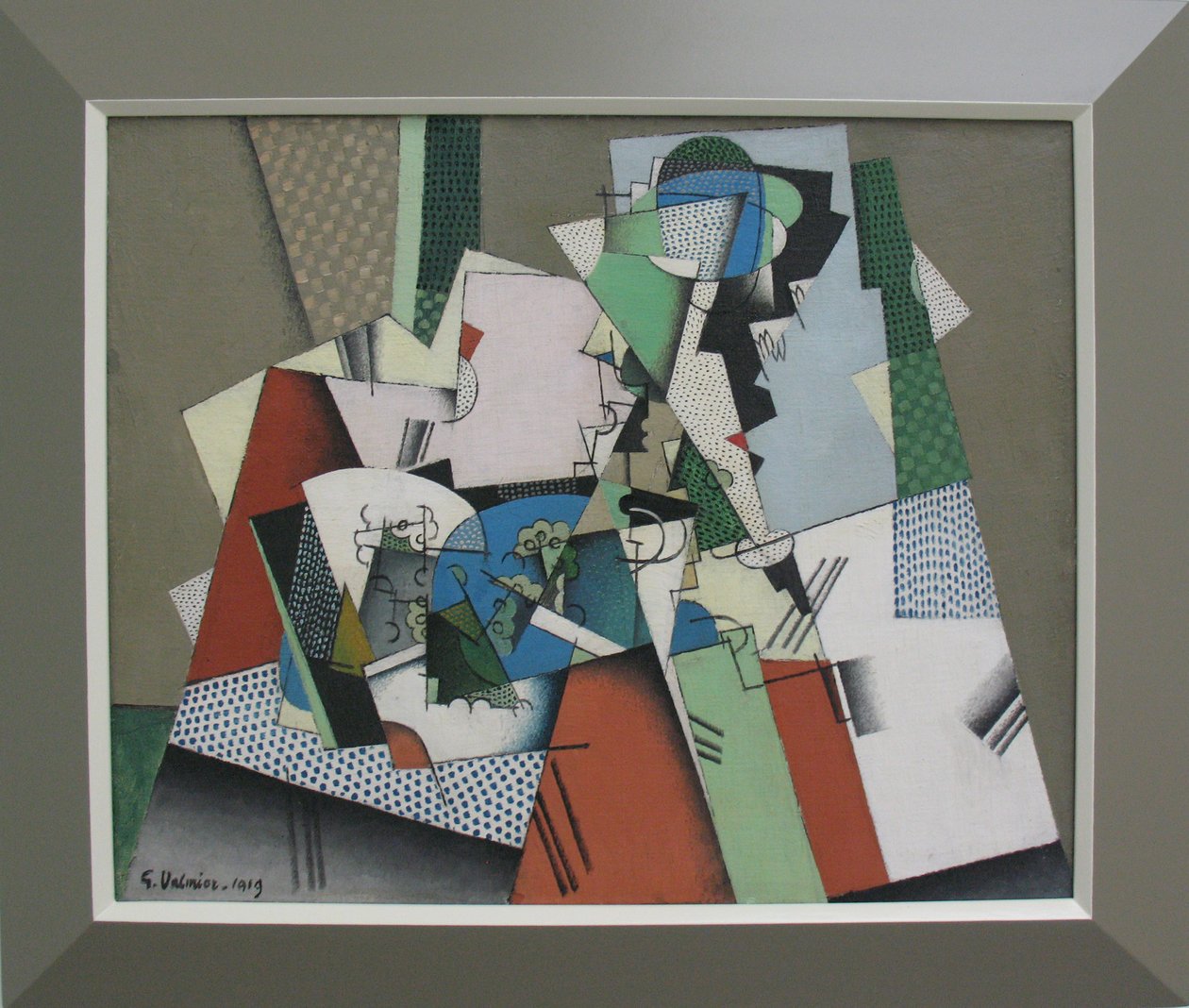 Geometrická zátiší V němčině: Zátiší v geometrických formách V Nederlands: Zátiší v geometrických formách In: InFrancais: Nature morte geometrique In od Georges Valmier