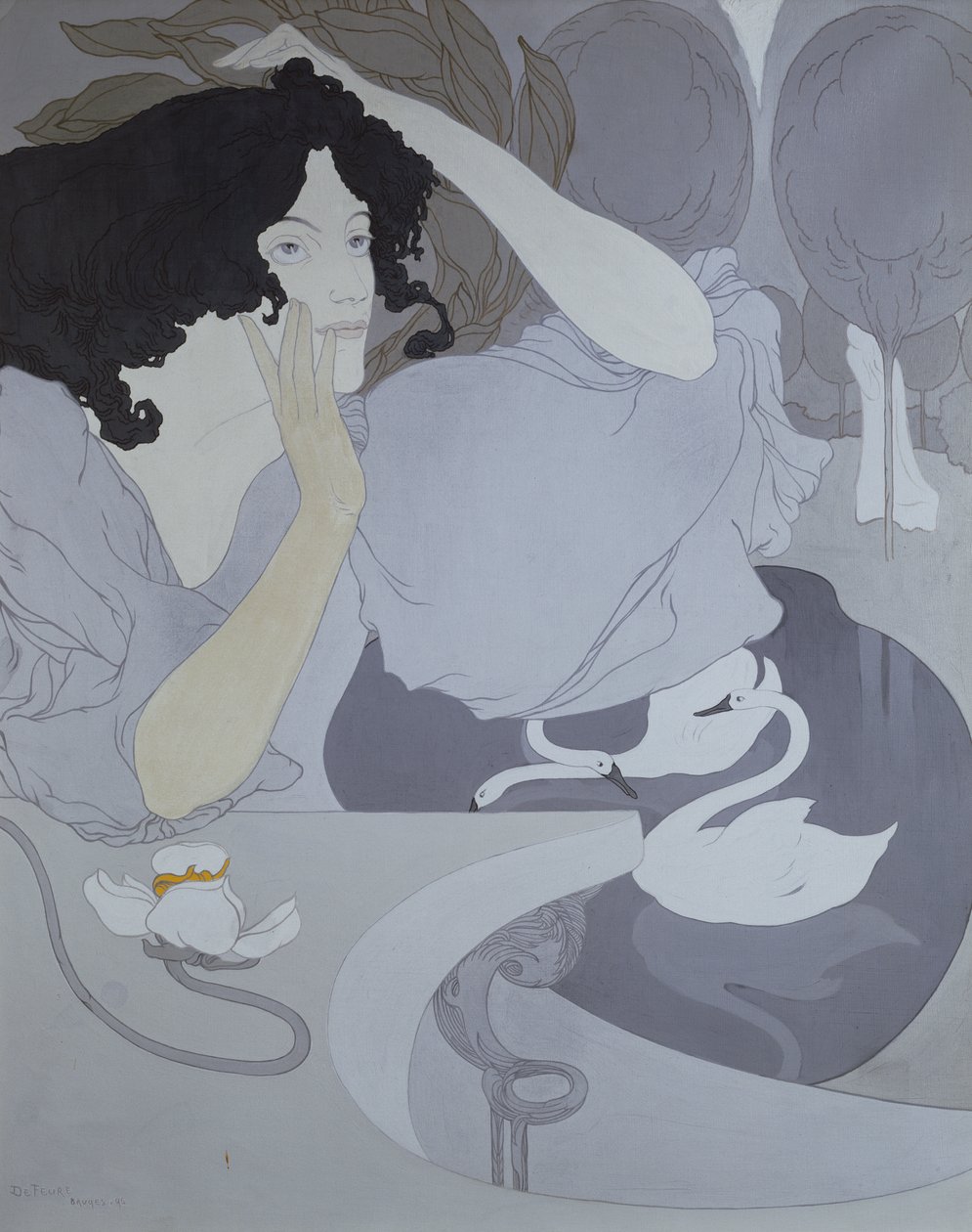 Ledova dcera, 1896 od Georges de Feure