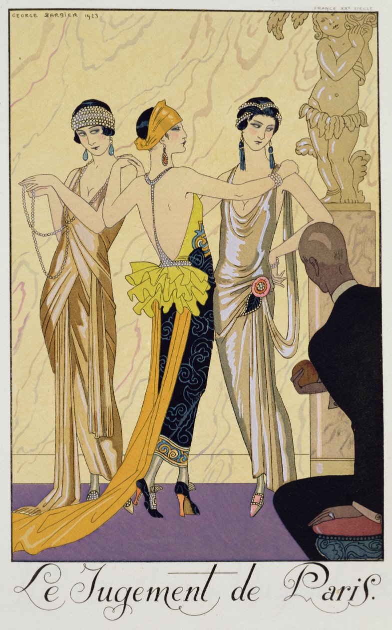 Soud z Paříže od Georges (after) Barbier