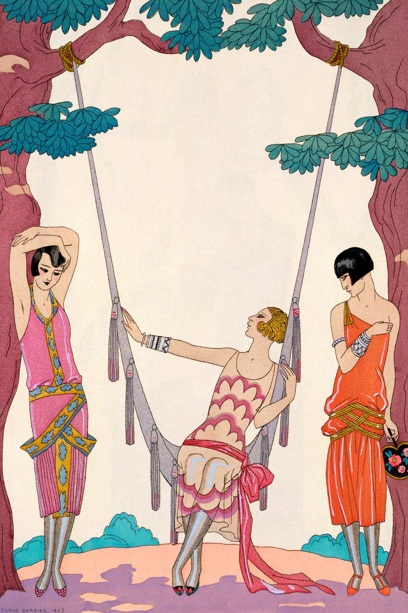 "Léto", 1925 od Georges Barbier