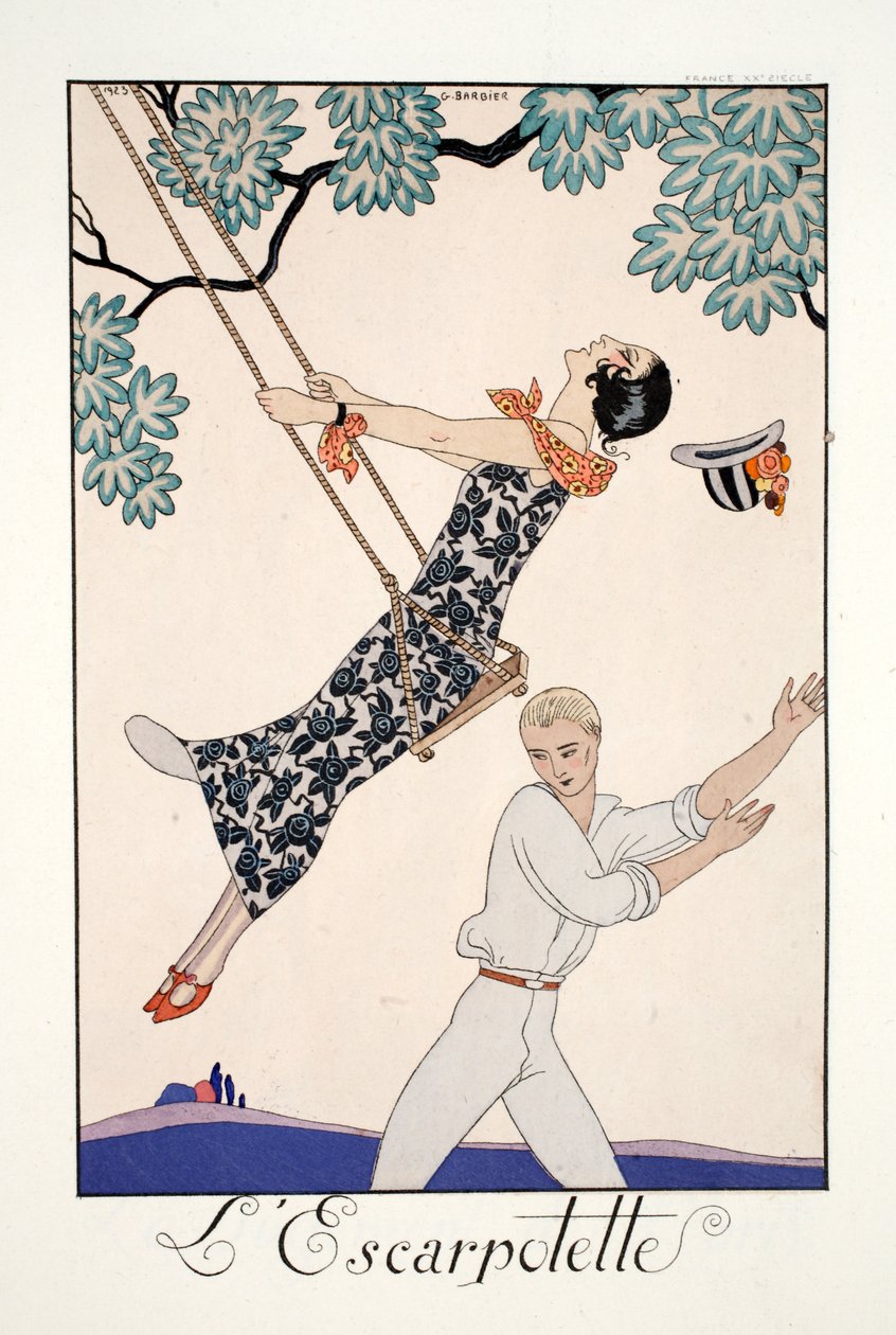 Houpačka od Georges Barbier