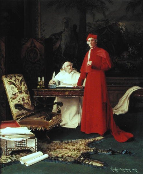 Hledám inspiraci (olej na panelu) od Georges Croegaert