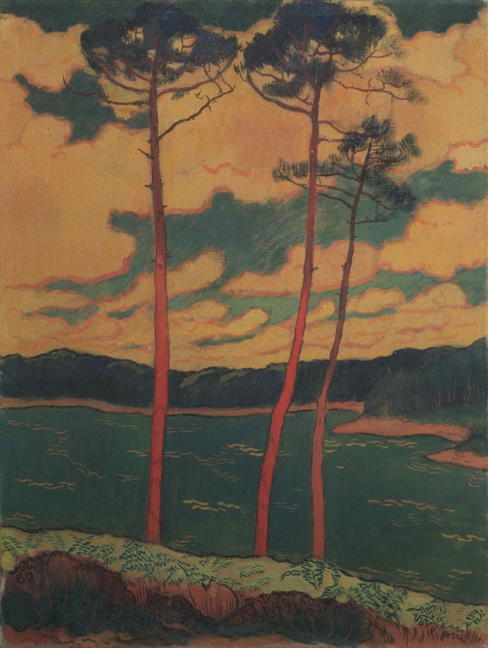 The Red Pines, 1888. od Georges Lacombe