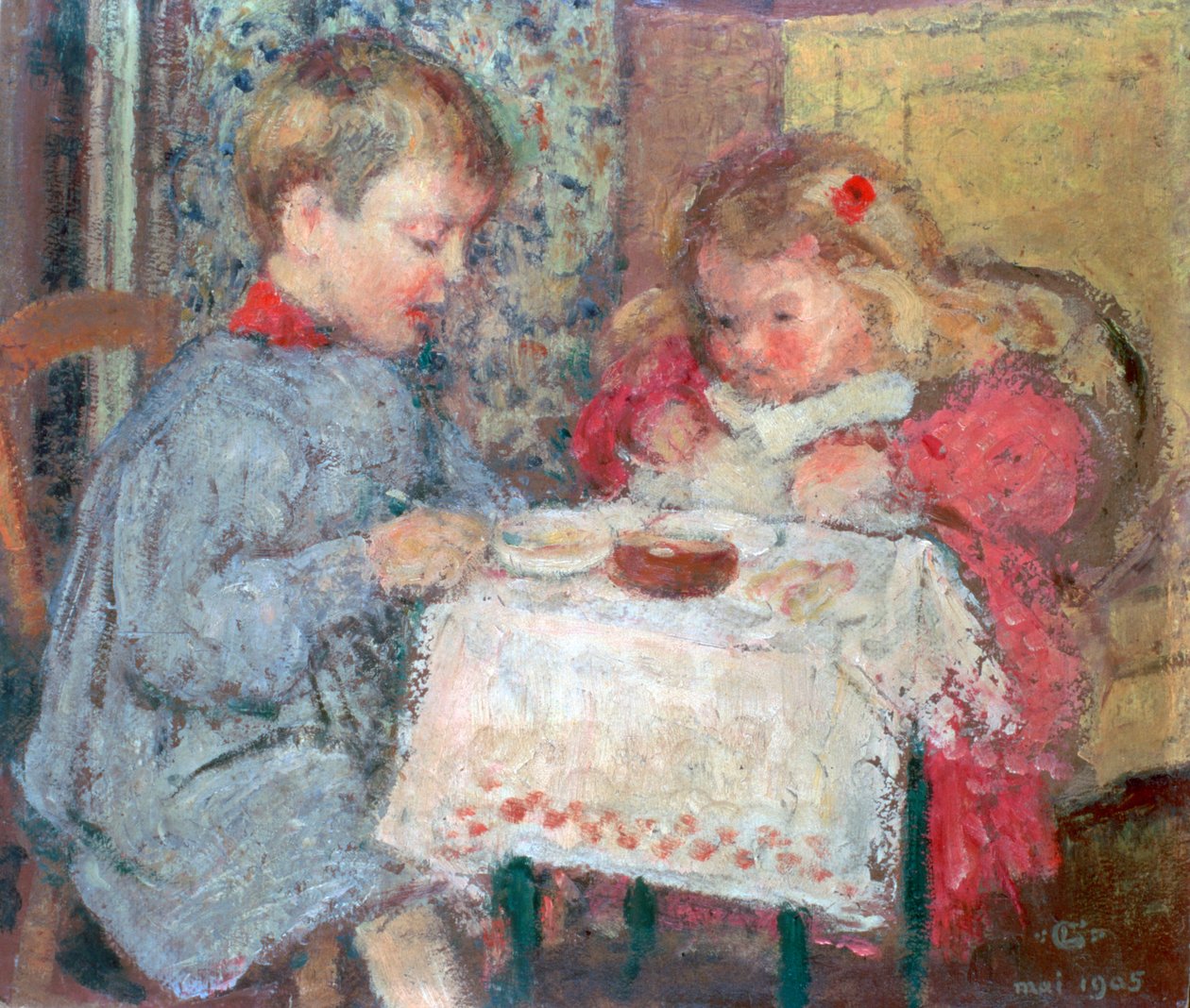 Dinner Party, 1905 od Georges Lemmen