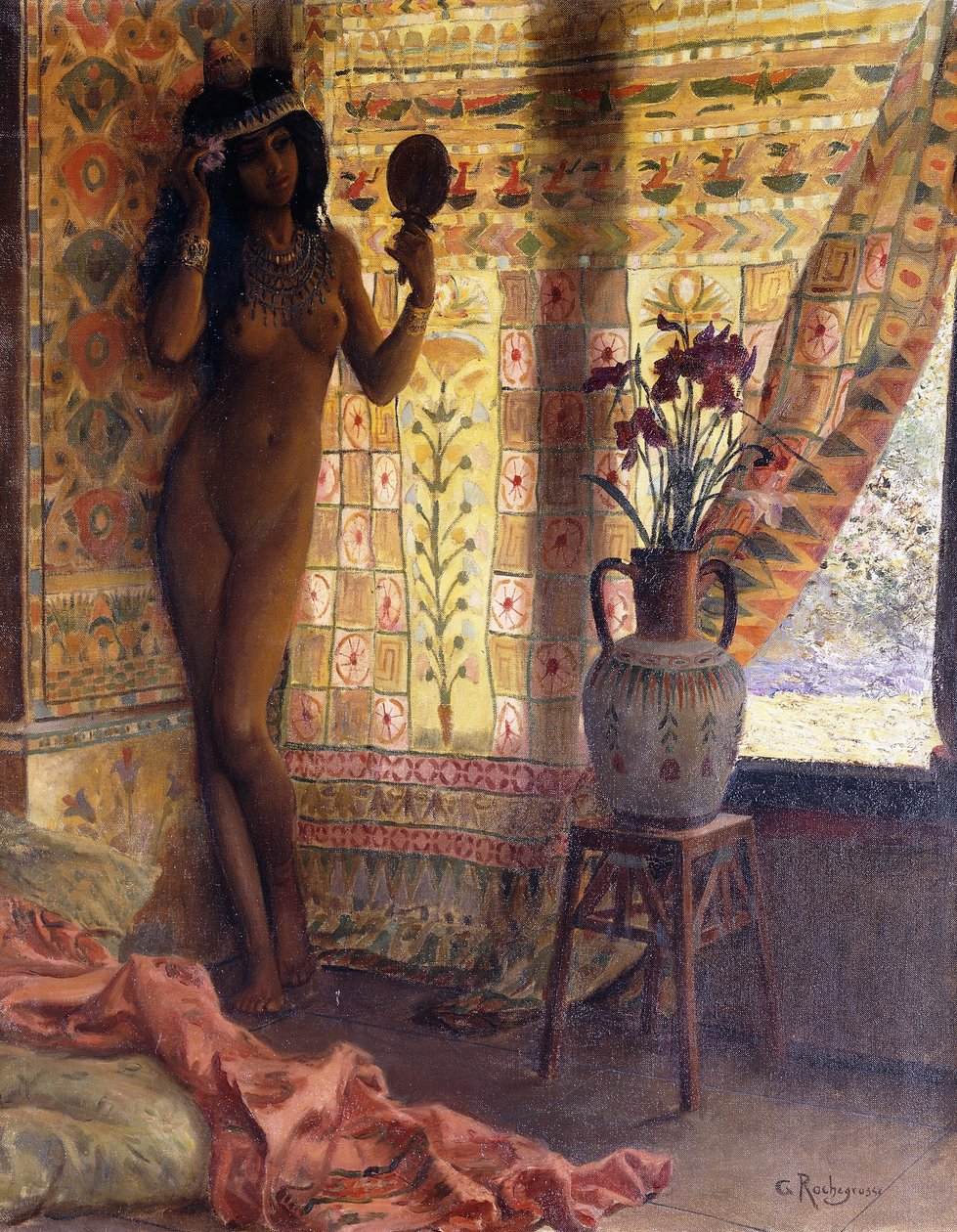 Zrcadlo; Le Miroir, od Georges Marie Rochegrosse