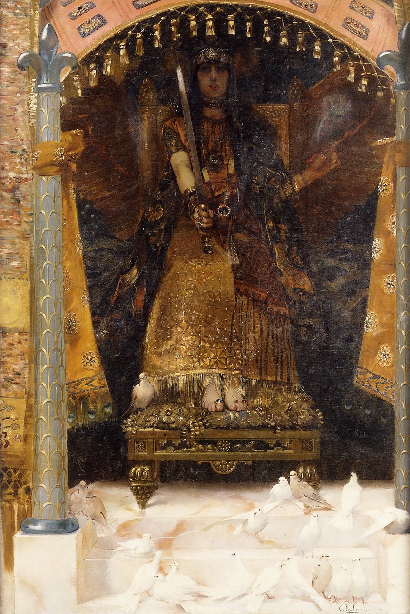 Vojna a mír, 1886 od Georges Marie Rochegrosse
