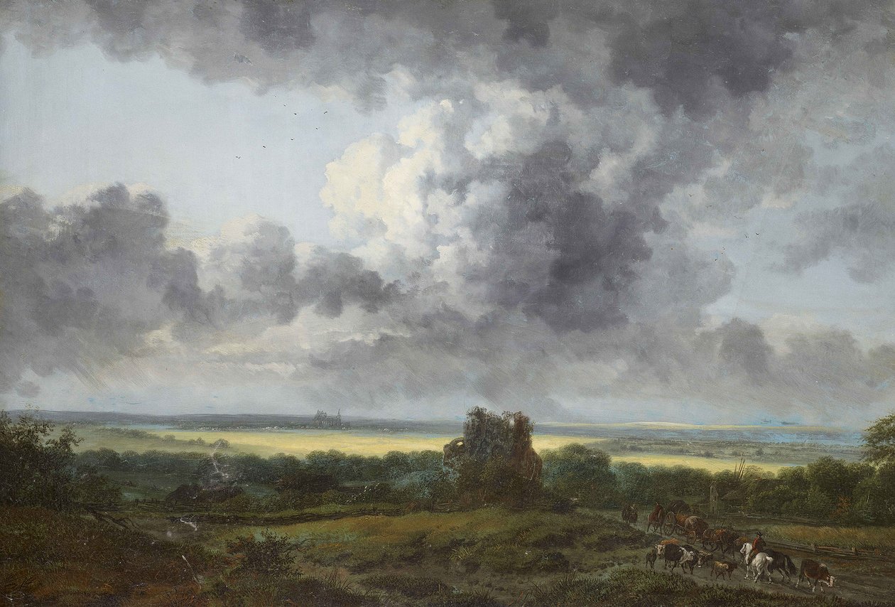 Francouzsky: Paysage, environs de Chartres od Georges Michel