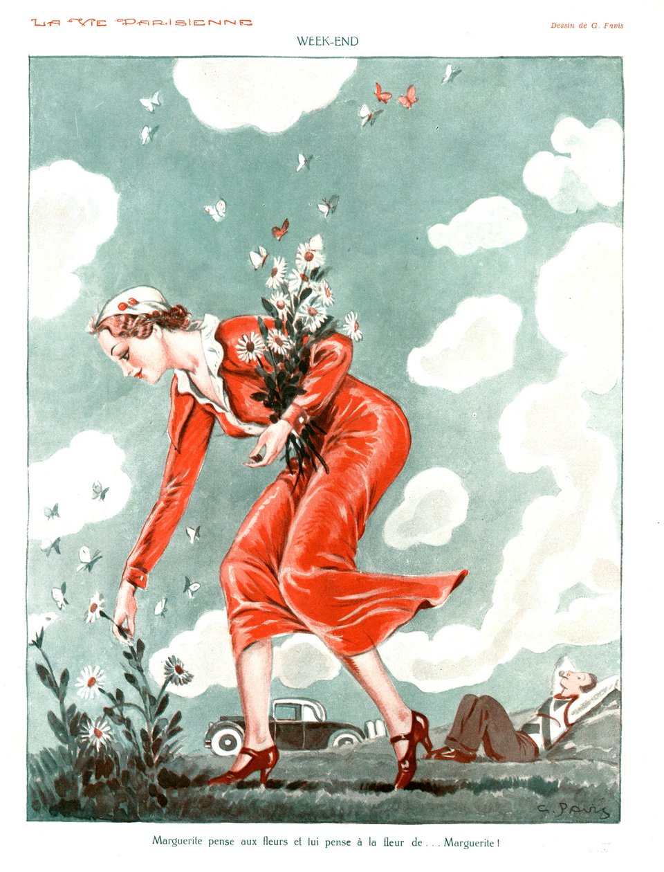 Víkend, ilustrace z 