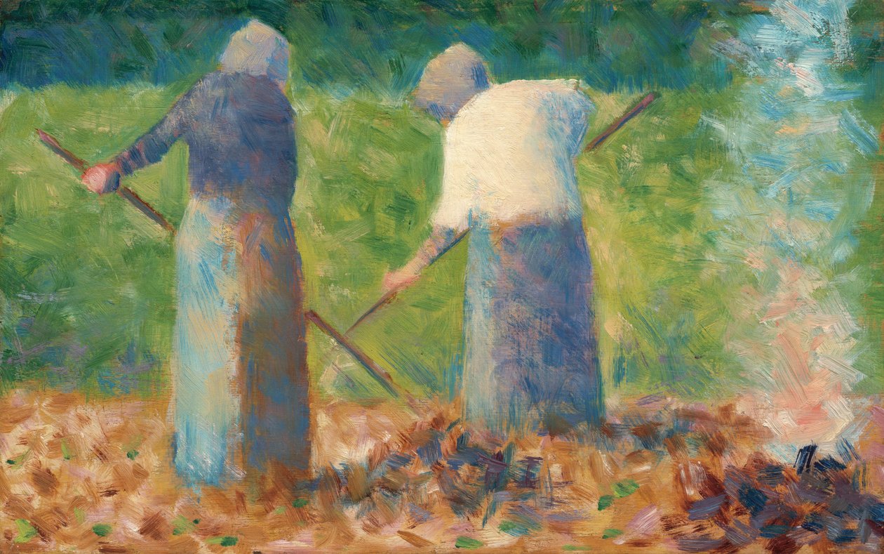 Haymakers v Montfermeil, c. 1882. od Georges Pierre Seurat