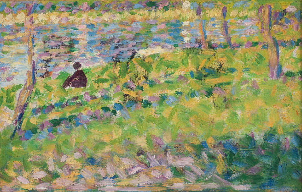 Krajina, Sedící Muž od Georges Pierre Seurat