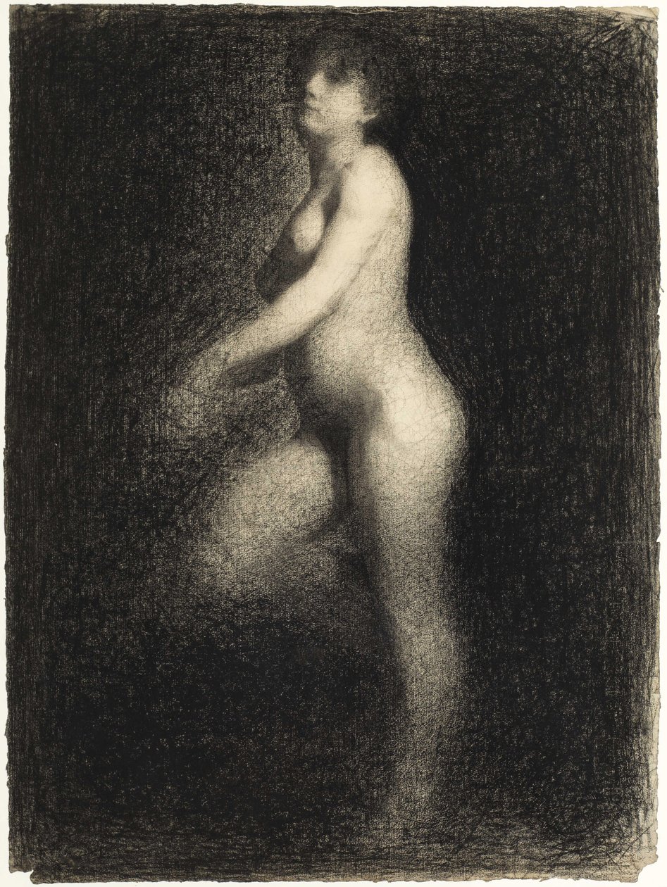 Nahá, asi 1881-1882. od Georges Pierre Seurat