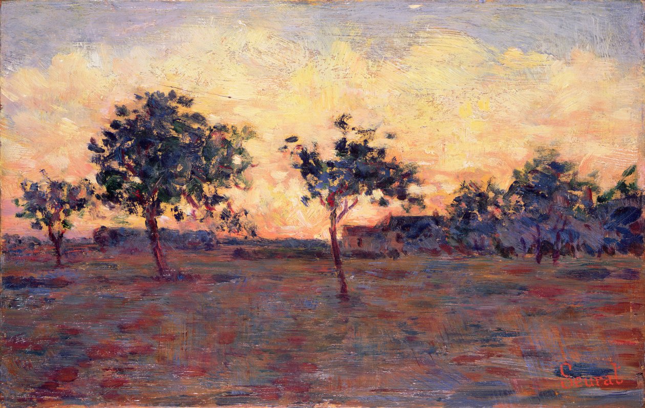 Západ slunce od Georges Pierre Seurat