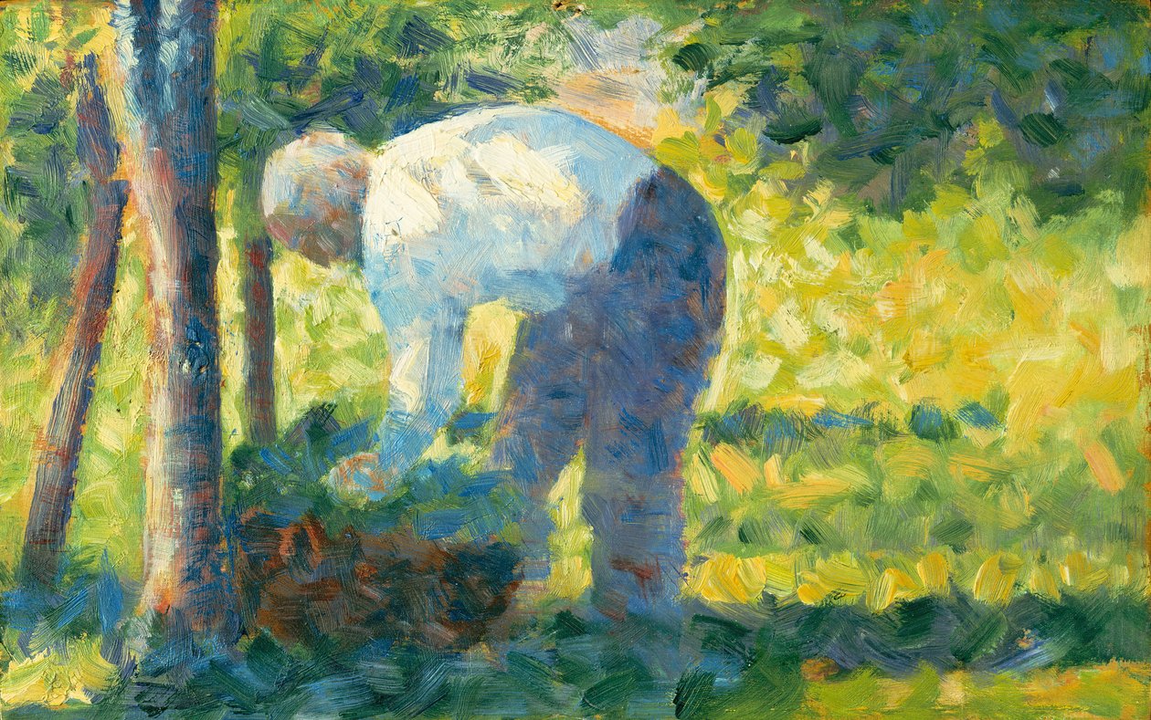 Zahradník, 1882-83. od Georges Pierre Seurat