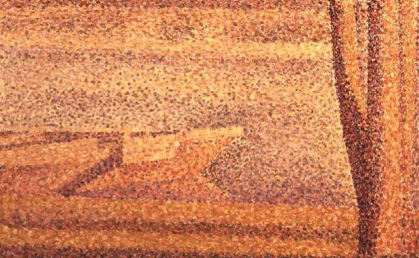Stromy a lodě od Georges Pierre Seurat