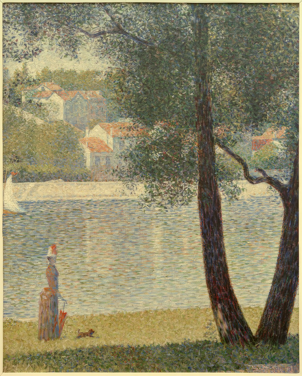 Seina v Courbevoie od Georges Seurat