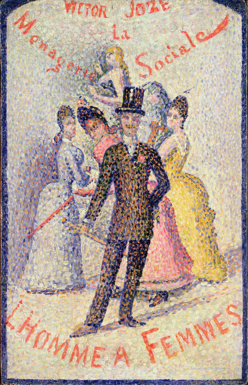 Dámy Muž od Georges Seurat