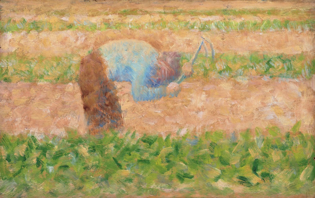 Muž s motykou od Georges Seurat