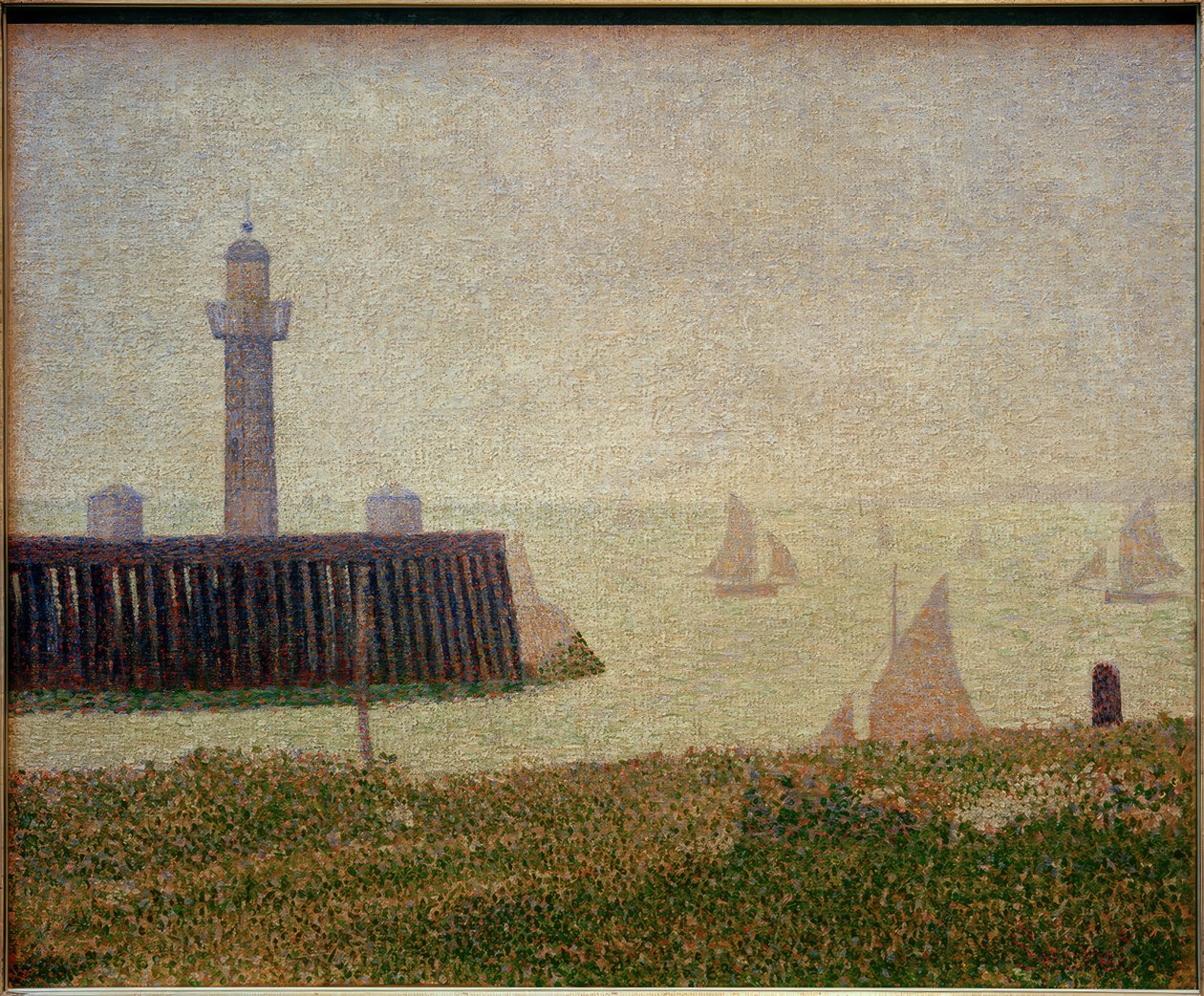Bod mola Honfleur od Georges Seurat