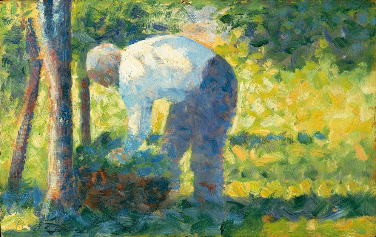Zahradník, 1882-83 od Georges Seurat