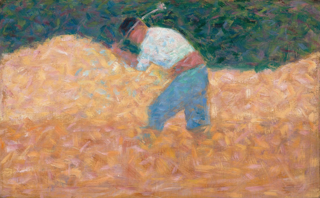 The Stone Breaker od Georges Seurat