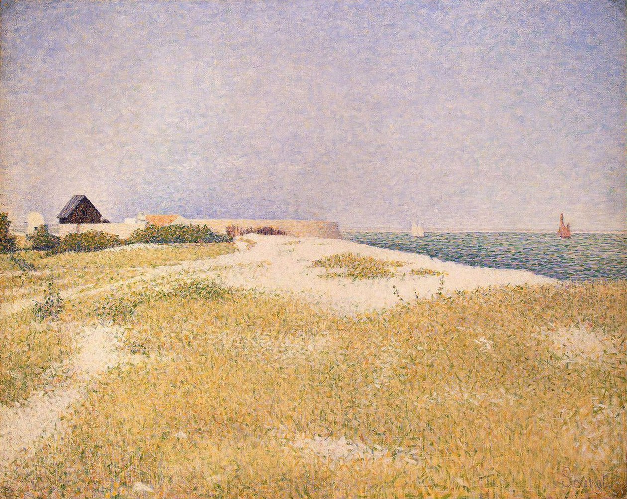 Pohled na Fort Samson, 1885 od Georges Seurat