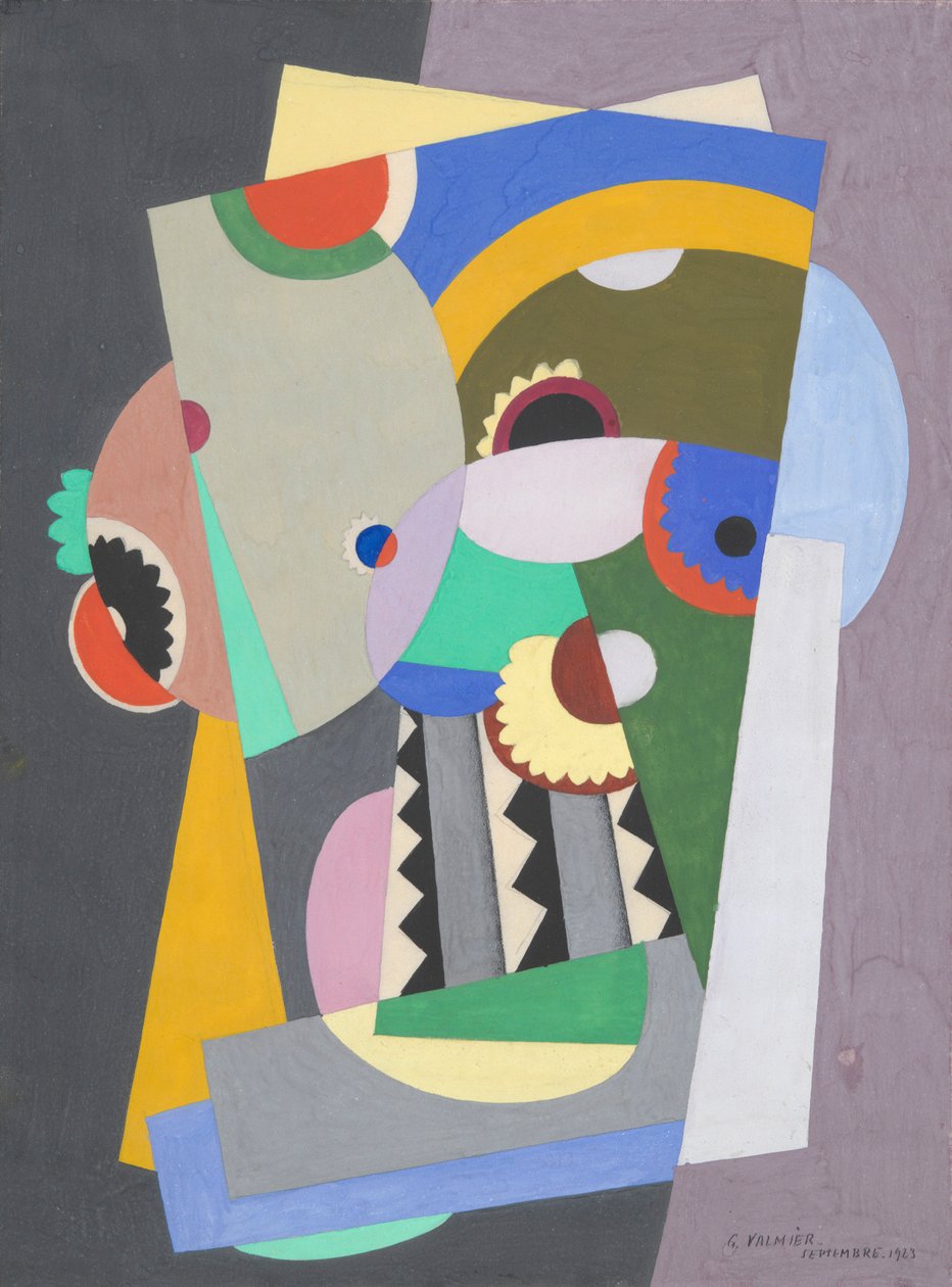 Kompozice, 1923 od Georges Valmier