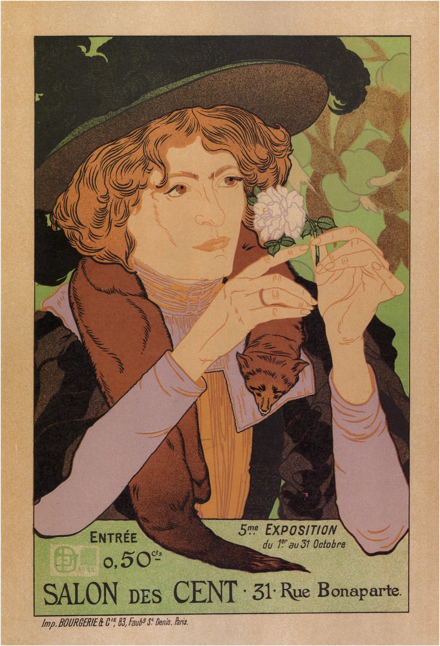 Plakát Salon des Cent, 1894 od Georges de Feure