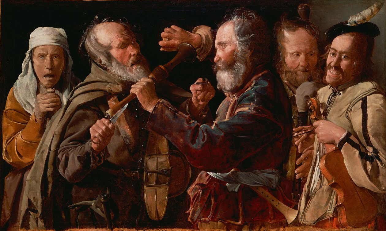 Rvačka muzikantů od Georges de La Tour