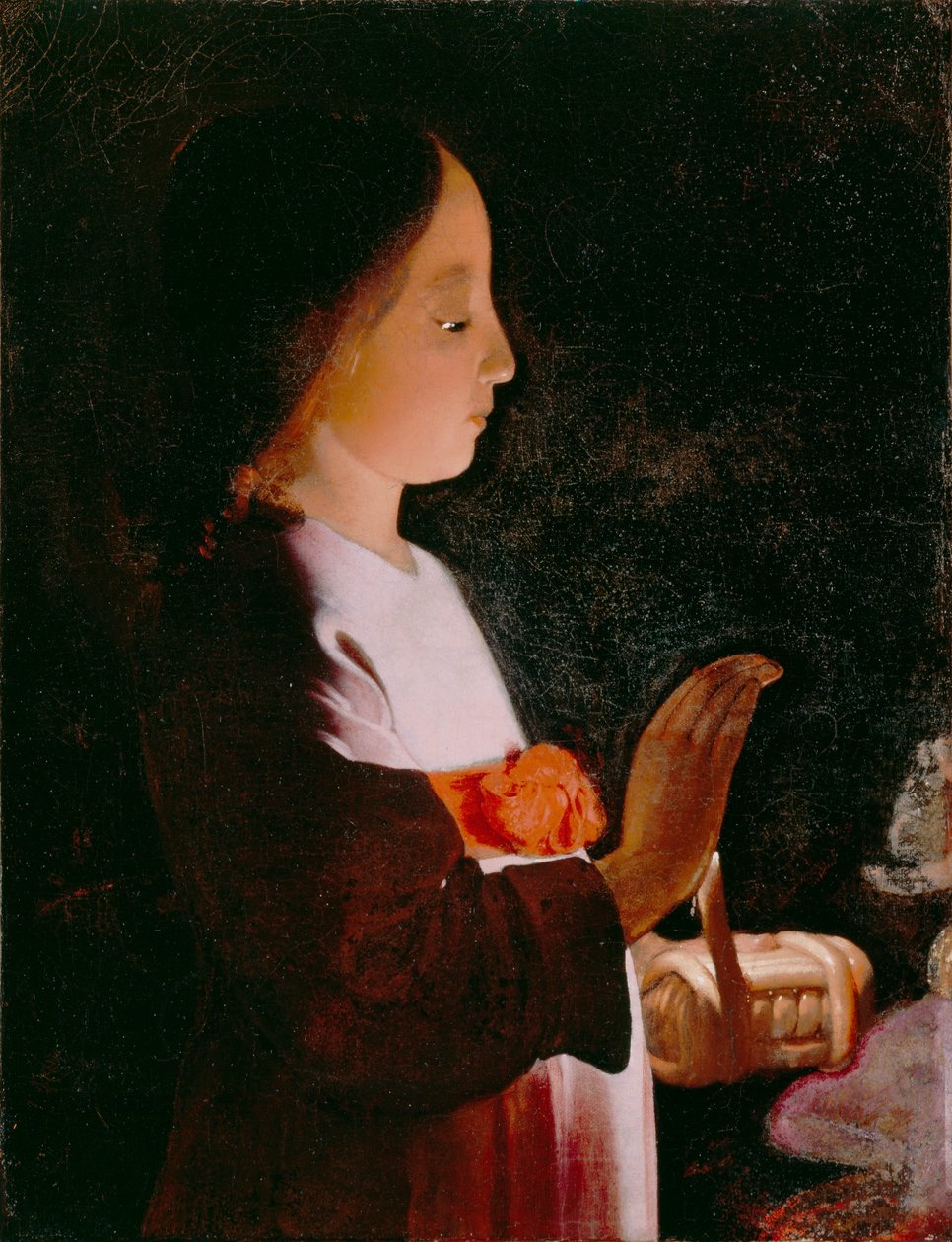Mladá Panna Maria od Georges de La Tour