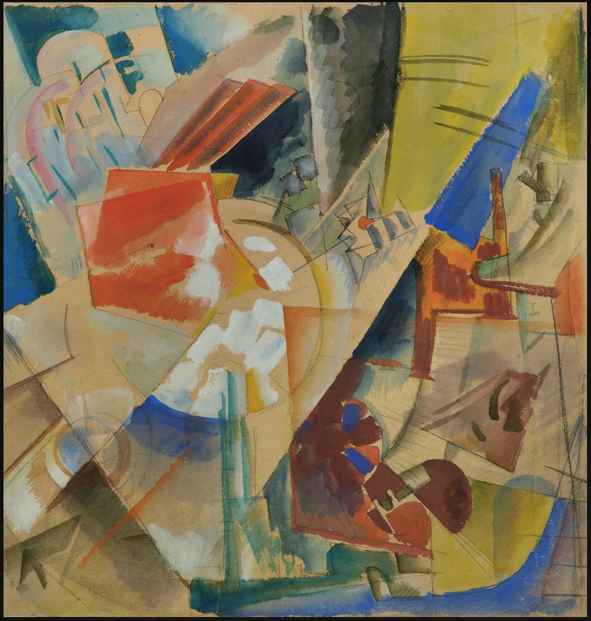 Konstruktivní kompozice, 1919. od Georgy Alexandrovich Echeistov