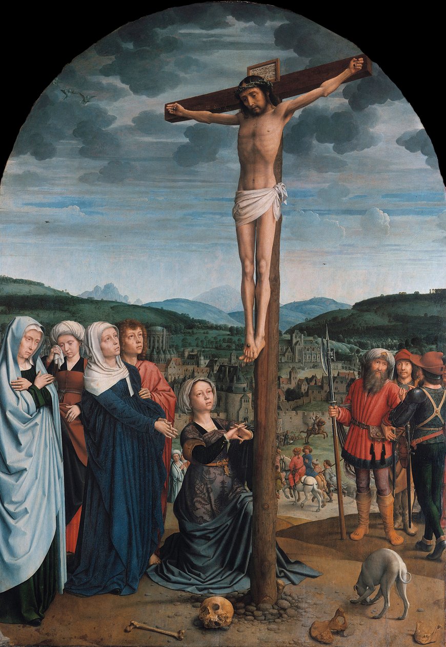 Kristus na kříži od Gerard David