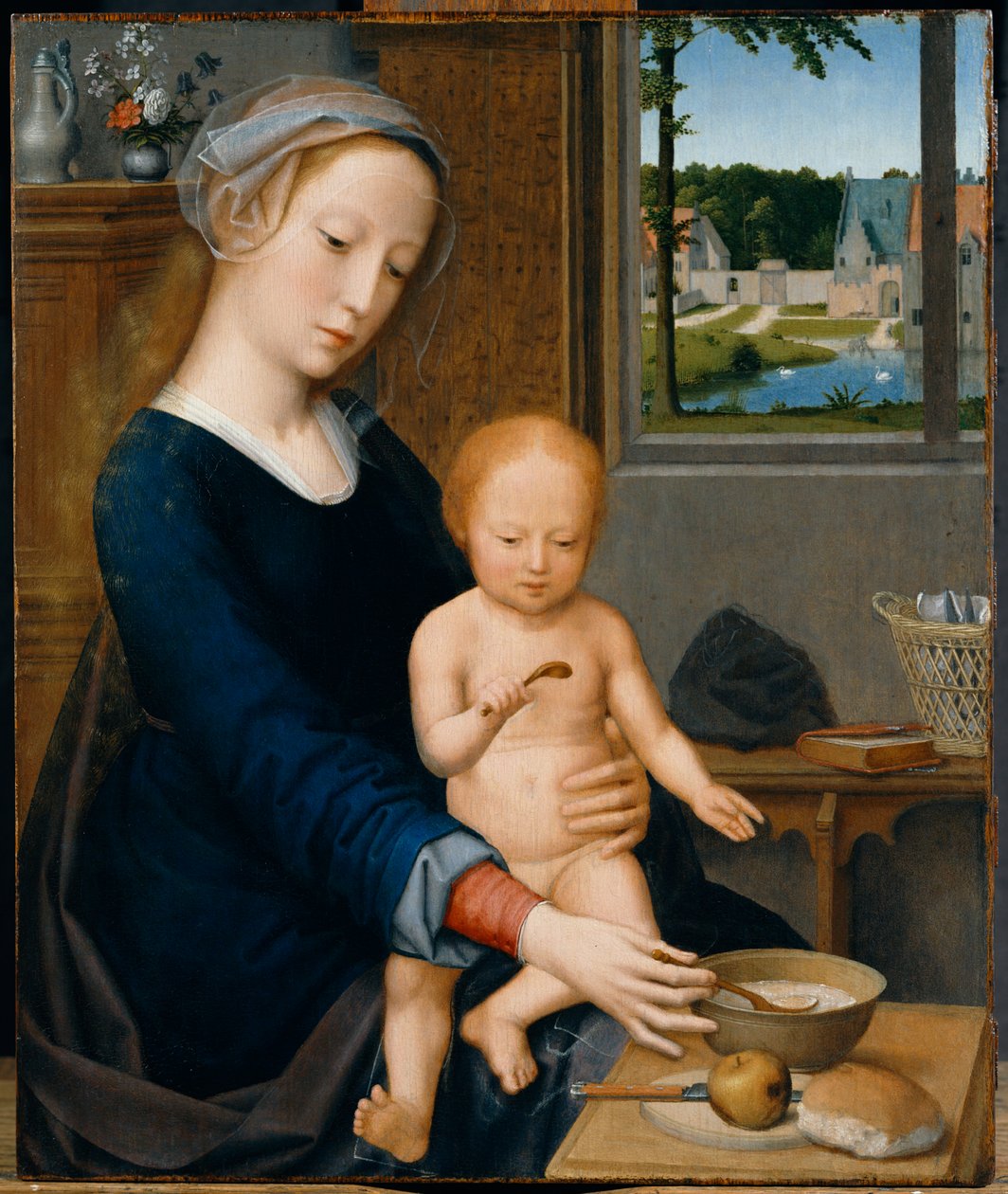 Madonna s mléčnou polévkou od Gerard David
