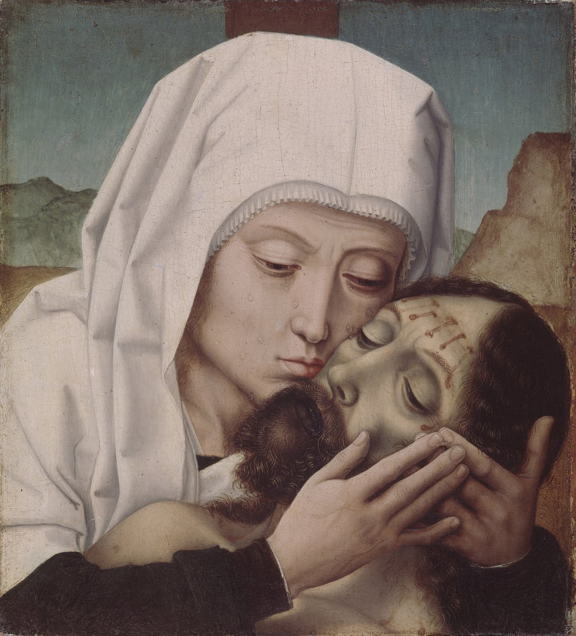 Oplakávání nad mrtvým Kristem od Gerard David