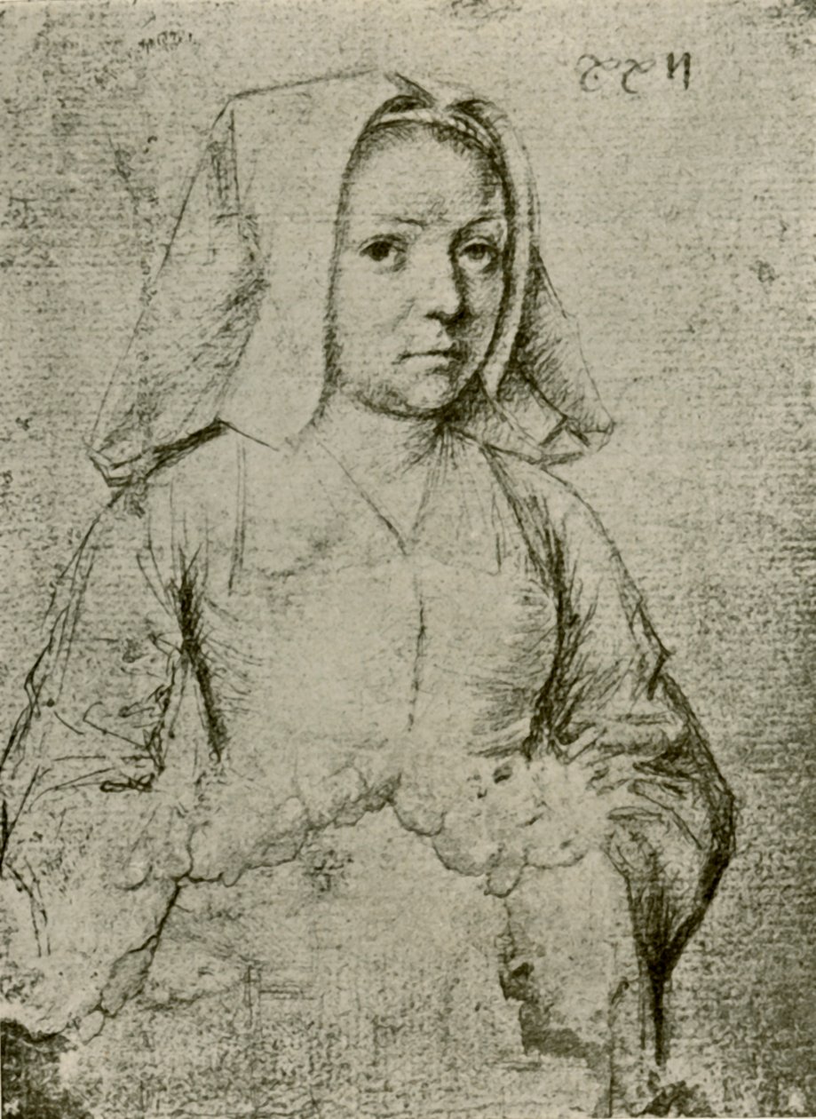Mladá žena, konec 15.-začátek 16. století, 1908. od Gerard David