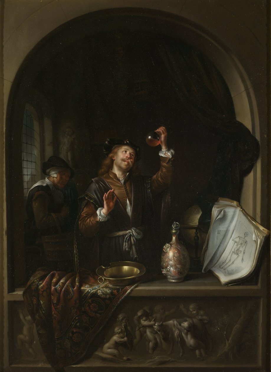 Lékař od Gerard Dou (copy after)